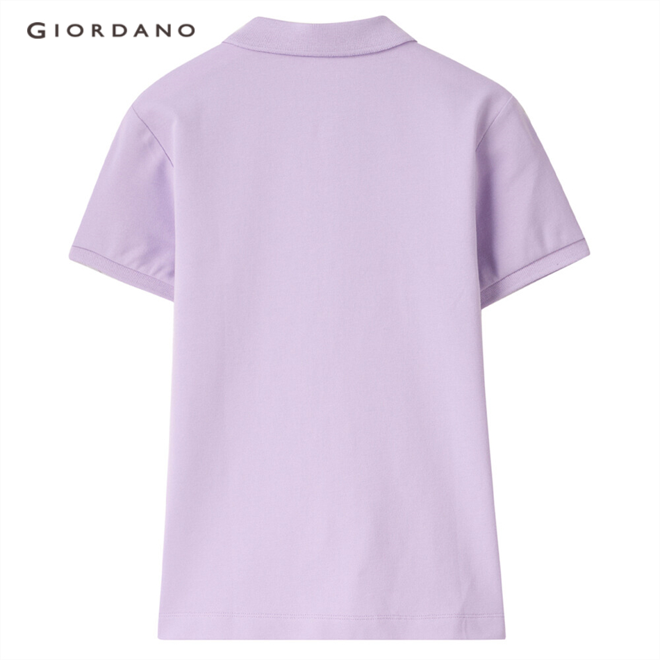 Áo Thun Polo Giordano 05311388 Mỏng Co Giãn Với Nút Màu Cầu Vồng Cho Nữ | BigBuy360 - bigbuy360.vn
