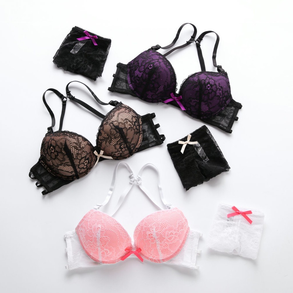 [Mã SMA071008 hoàn 10K xu đơn 0Đ] Bộ áo lót ren nâng đẩy ngực push up leve 3 siêu đẹp gợi cảm | BigBuy360 - bigbuy360.vn