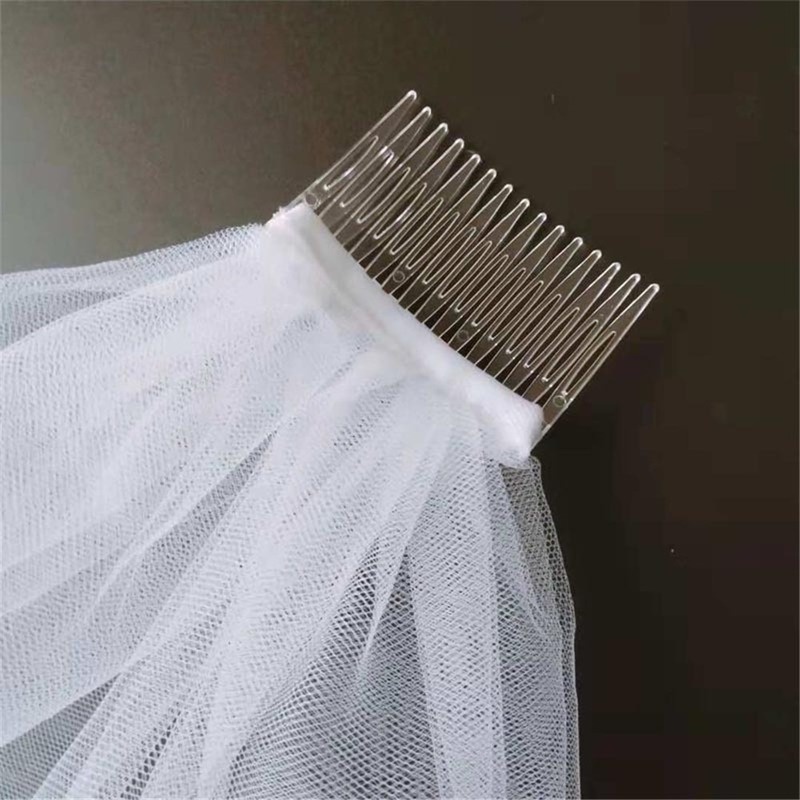 Mạng Che Mặt Cho Cô Dâu Màu Vàng Hồng