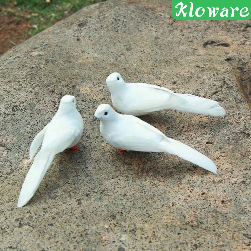 Mô Hình Chim Bồ Câu Làm Thủ Công Dùng Trang Trí Sân Vườn