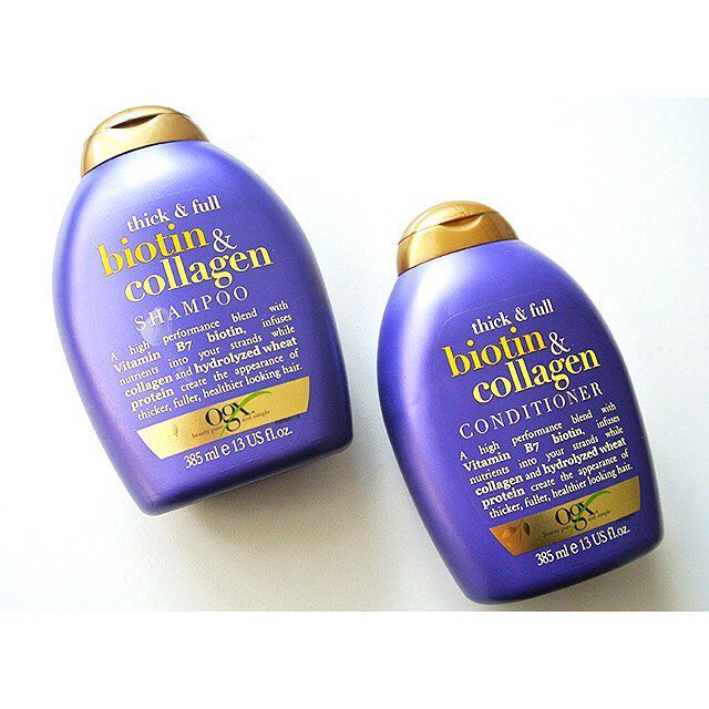DẦU GỘI -XẢ  BIOTIN COLLAGEN LÀM DÀY TÓC 385ML