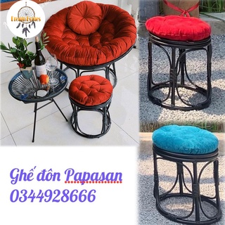 Đôn Ghế nệm tròn thư giãn Papasan phòng khách/phòng ngủ