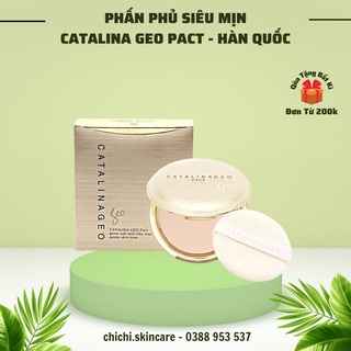 [sẵn] Phấn Phủ Geo Lamy Vàng Siêu Mịn Catalina Golden Pact – Hàn Quốc