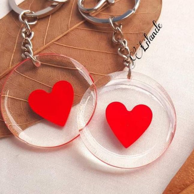 Móc Khóa handmade Tim Lilande