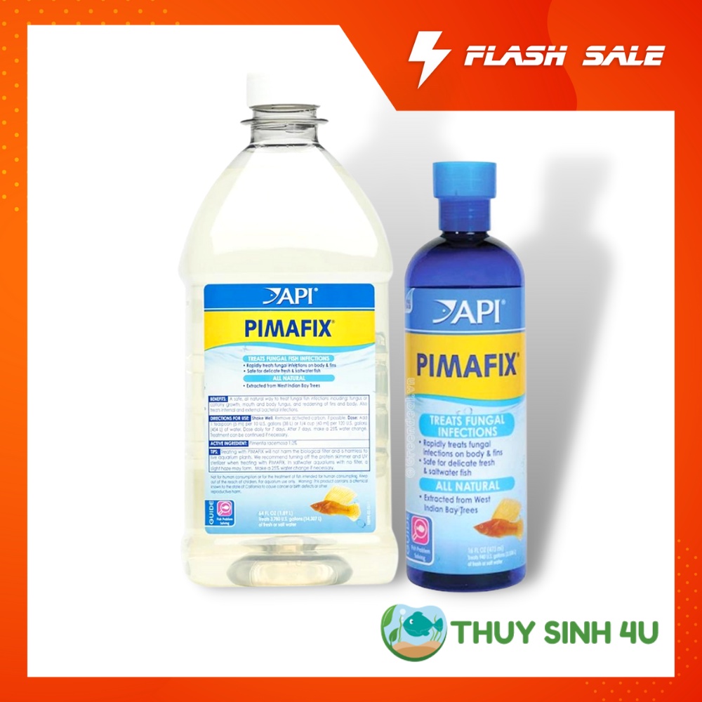 API Pimafix - Chữa bệnh nấm cá, mốc cá tép, ký sinh trùng