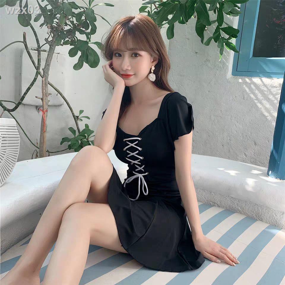 Áo tắm nữ sinh bảo thủ Hàn Quốc che bụng giảm béo phù hợp với bên bờ biển cổ tích người hâm mộ suối nước nóng Si | BigBuy360 - bigbuy360.vn