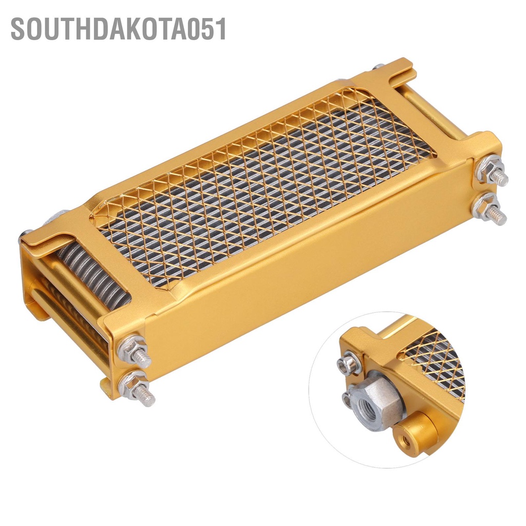 [Hàng Sẵn] Bộ Tản Nhiệt Làm Mát Dầu Động Cơ Bằng Kim Loại Cho Xe Máy 125cc 250cc【Southdakota051】