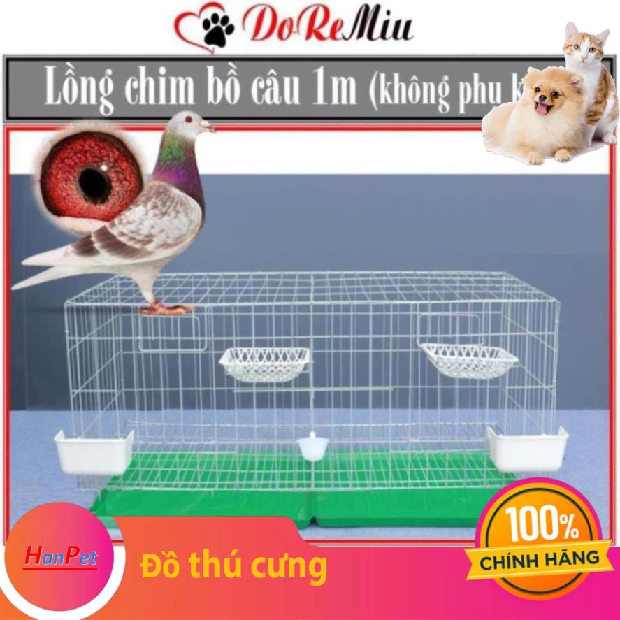 Lồng chim bồ câu loại 1 mét bằng kẽm loại tốt chuồng lồng nuôi bồ câu công nghiệp