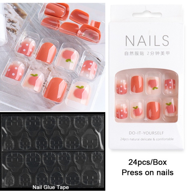 Set 24 Miếng Dán Trang Trí Móng Tay 2022 Kiểu Dáng Mới