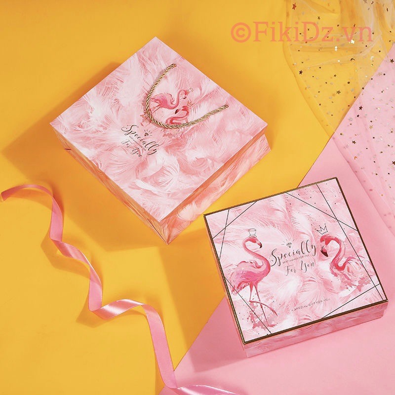 SỈ 24K 25K Set 2 món - Hộp quà tặng & túi giấy Hạc hồng | BigBuy360 - bigbuy360.vn