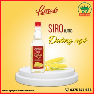 Siro Đường Ngô LAMODE 500ml Hương Vị Đậm Đà, Vị Ngọt Tự Nhiên