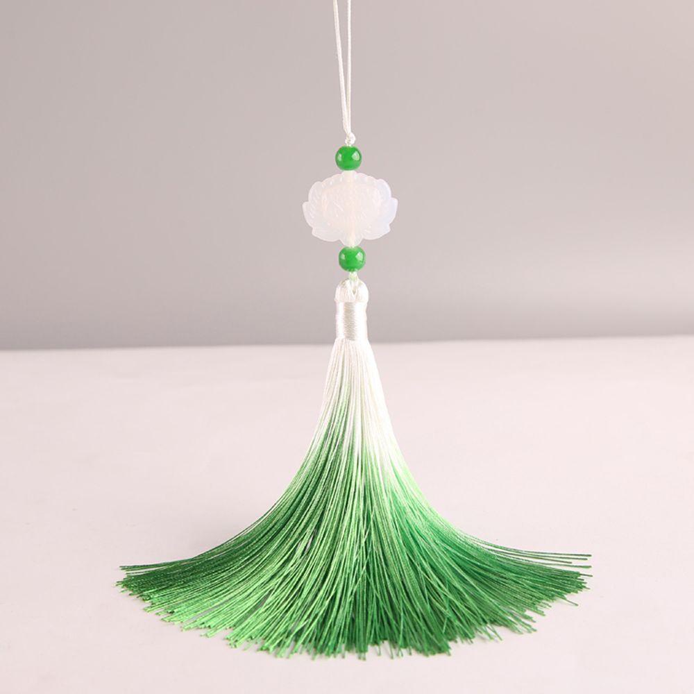 Phụ Kiện Mặt Dây Chuyền / Móc Khóa / Rèm Cửa Hình Hoa Sen Tua Rua DIY