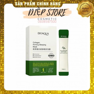 Mặt Nạ Ngủ BIOAQUA Collagen Firming Sleeping Mask (Hộp 20 Gói)