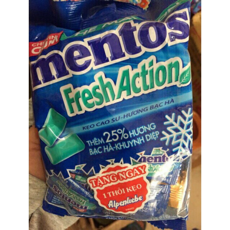 Kẹo cao su mentos và doublemin