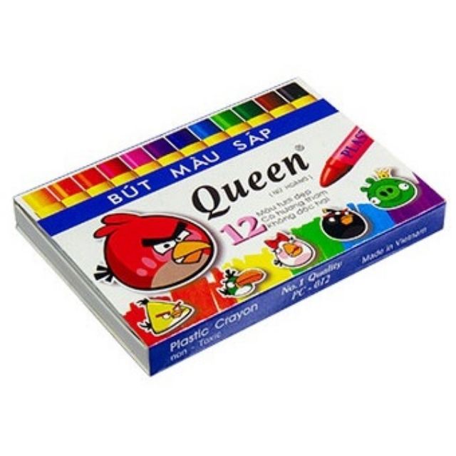 Bút sáp 12 mầu Queen