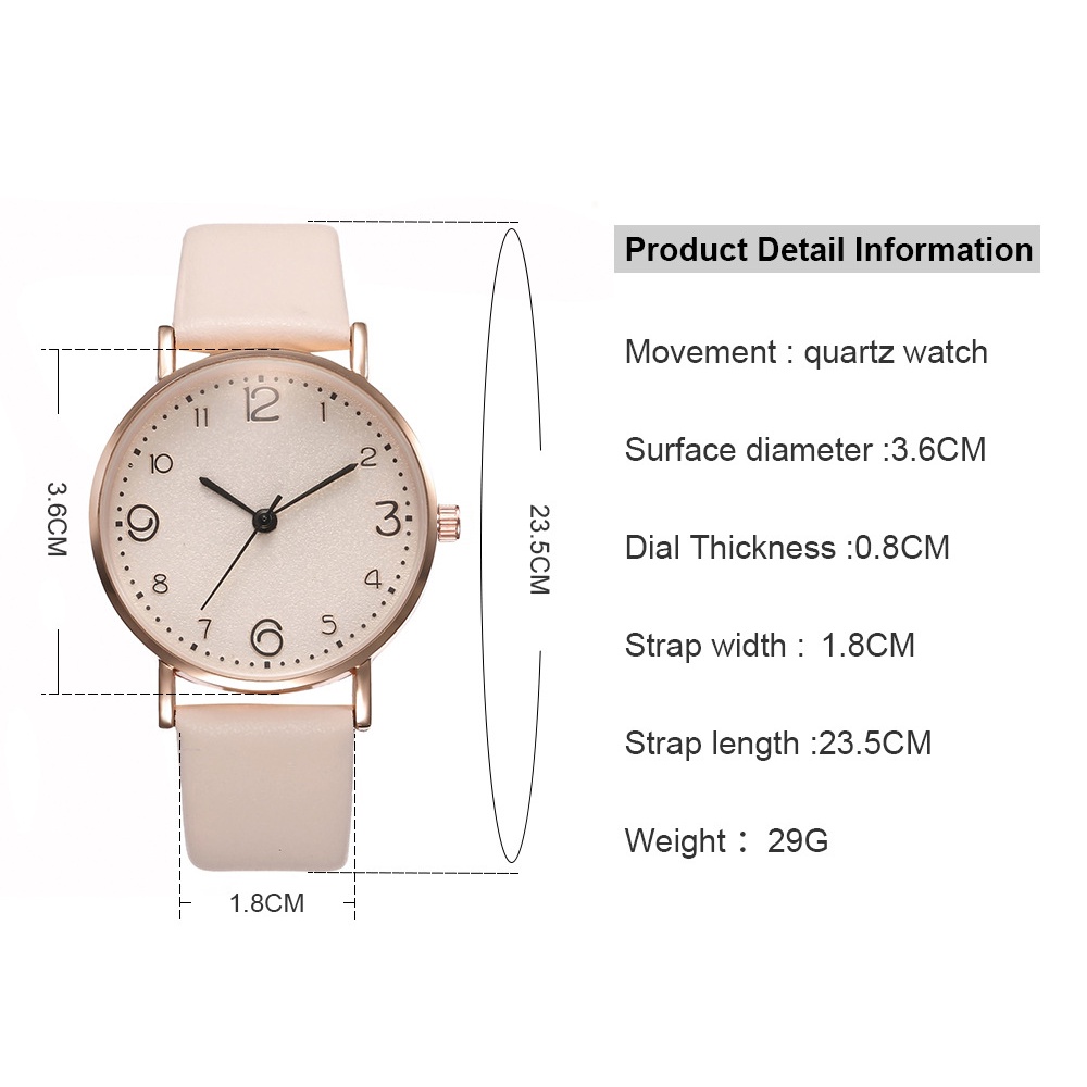 đồng hồ nu  Đồng Hồ Đeo Tay Thời Trang Hàn Quốc Cho Nữ | BigBuy360 - bigbuy360.vn
