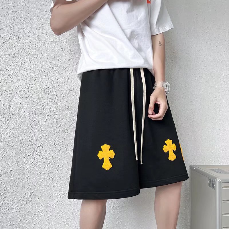 Quần Short Thể Thao Ống Rộng Màu Sắc Tương Phản Thời Trang Mùa Hè Cho Nam Giới