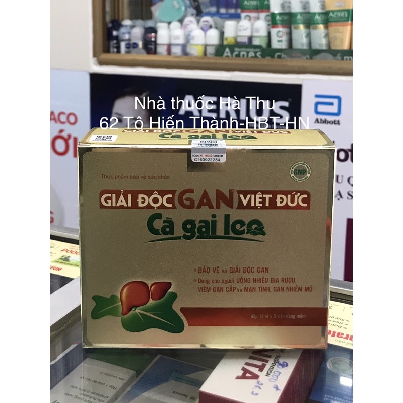 Viên uống- Giải độc gan Việt Đức Cà gai Leo