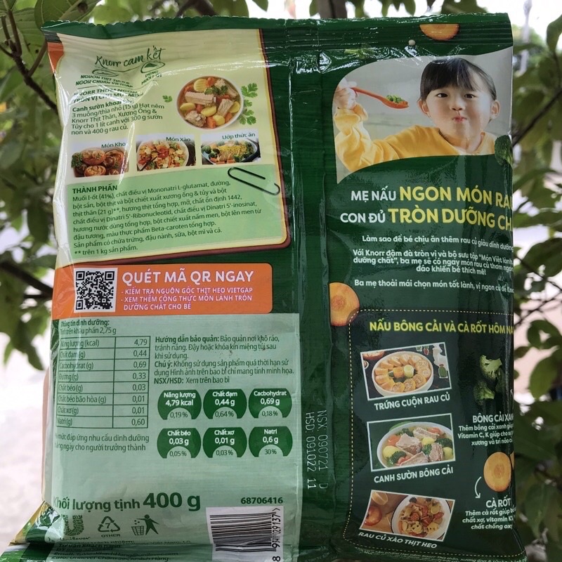 Hạt nêm knorr 1 gói 400g