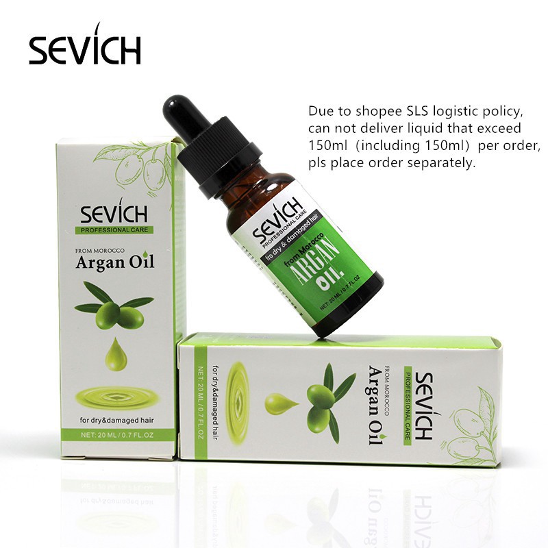 Serum dưỡng tóc dầu argan Sevich phục hồi chuyên sâu tóc khô, hư tổn hiệu quả 20ml- Hanayuki Asia