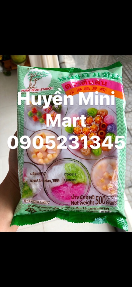 Tinh bột đậu xanh Mung Bean Thái Lan 500g