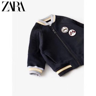 Áo bomber Zara BT logo lá cờ