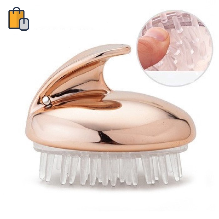 [Hàng mới về] Lược gội đầu silicon thỏai mái cao cấp tiện lợi