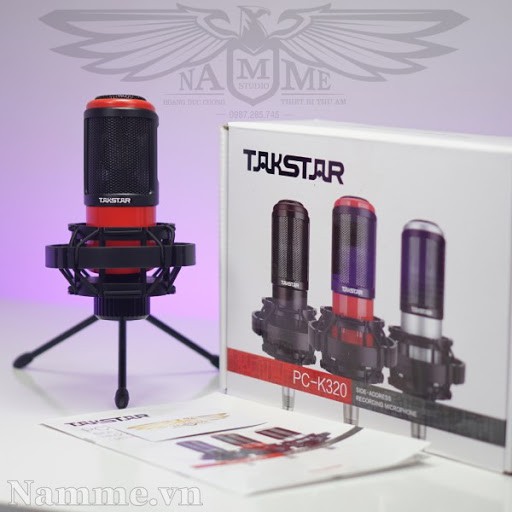 Mic Thu Âm Takstar PC K320 Hàng Loại 1 .Thiết Kế Trẻ Trung , Kiểu Dáng Bắt Mắt . Chất Âm Của Mic Cực Hay