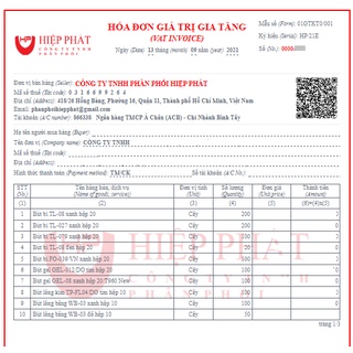 (Hộp 20 cây) Bút Bi bấm Thiên Long TL-08 ngòi 0.8mm