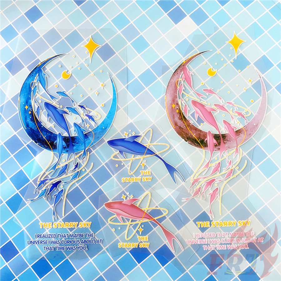 ◆ Sticker Dán Tường Bằng Vinyl Với Họa Tiết In Hình Bầu Trời Sao ◆ 1 Sticker Dán Ủi Với Thiết Kế Đẹp Mắt