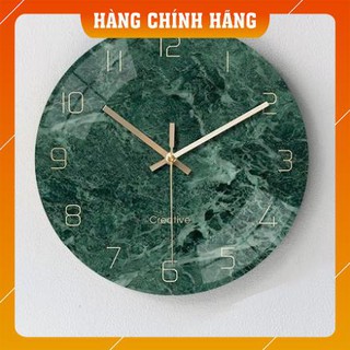 [16 Mẫu] Đồng Hồ Treo Tường Cẩm Thạch Siêu Sang, Sáng Tạo, Đồng Hồ Treo Tường Mang Năng Lượng Đến Nhà Bạn