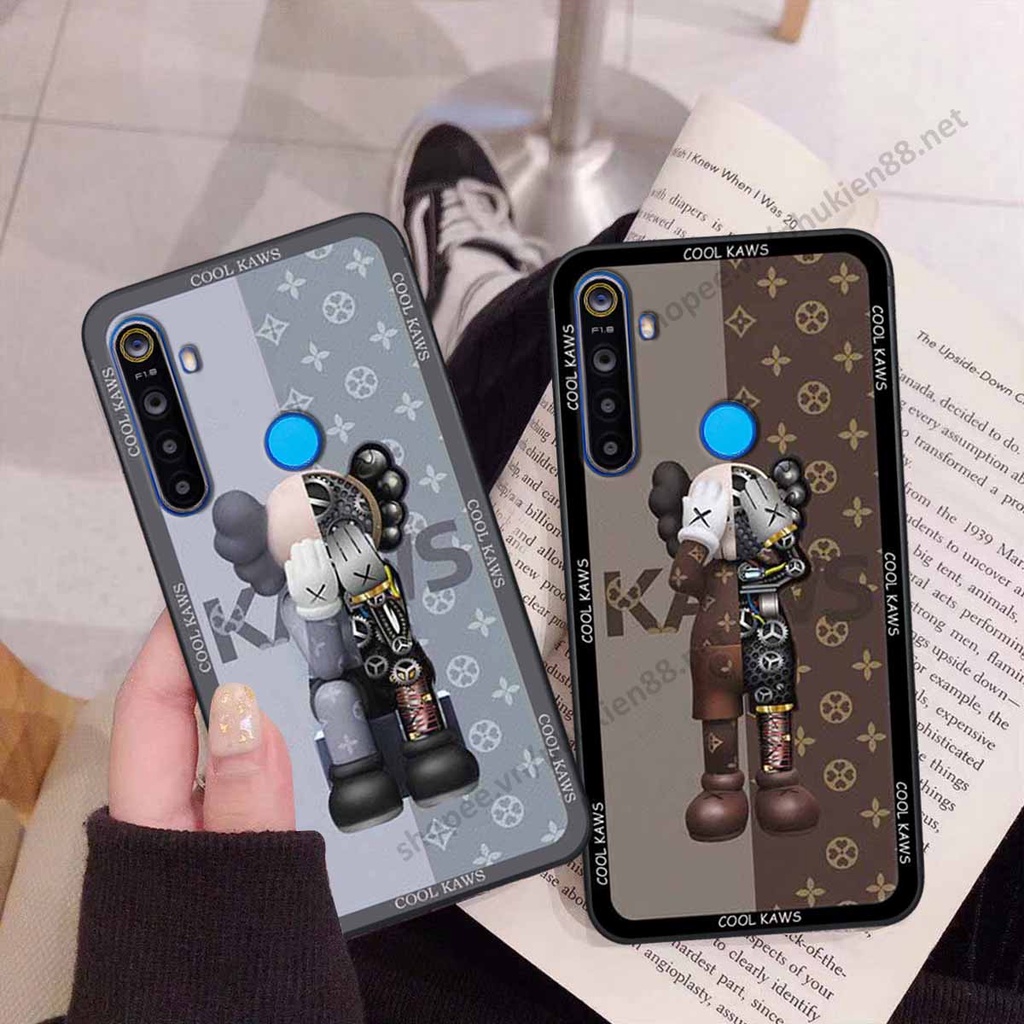 Ốp Realme 5 / 5 Pro / C3 bear, k@ws thương hiệu phong cách ốp lưng thời trang cao cấp