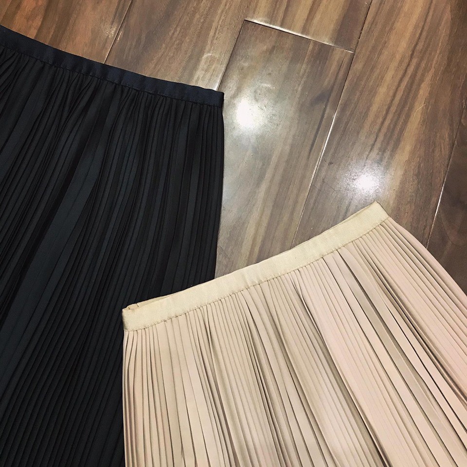 CHÂN VÁY XẾP LY CẠP LỤA THỜI TRANG HÀN QUỐC CV370 | BigBuy360 - bigbuy360.vn