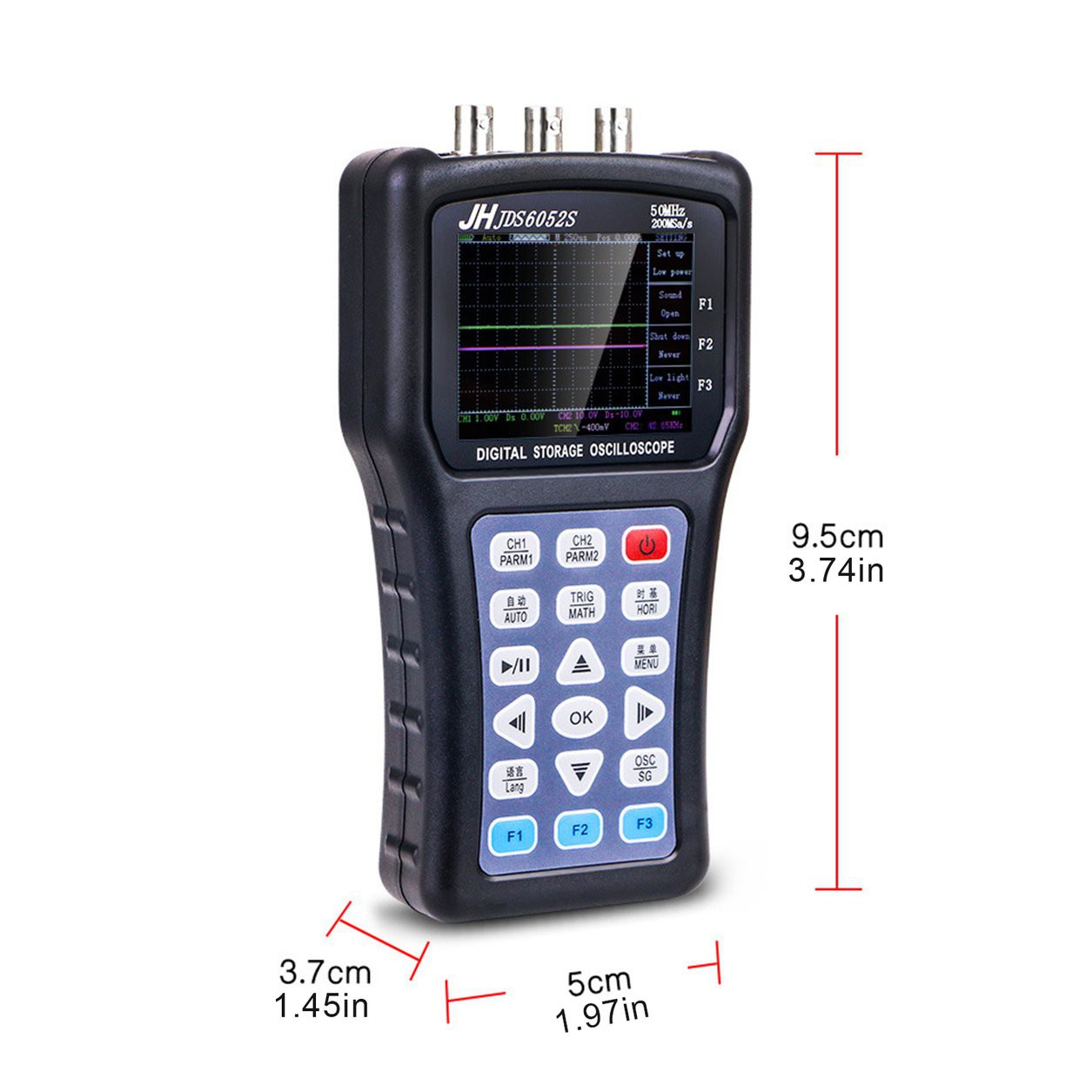 [hàng mới về] Handheld Oscilloscope JDS6052S Digital Storagesignal Function Generator