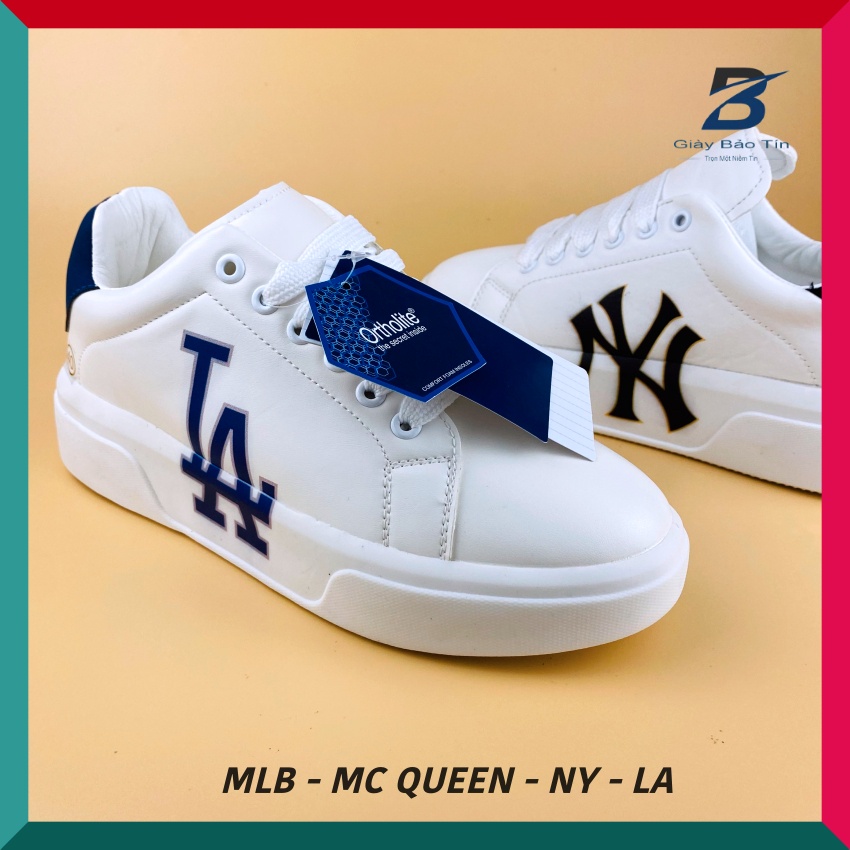 Giày thời trang Unisex MLB MC QUEEN NY,LA mẫu mới nhất giày thể thao nam nữ full bill ,box