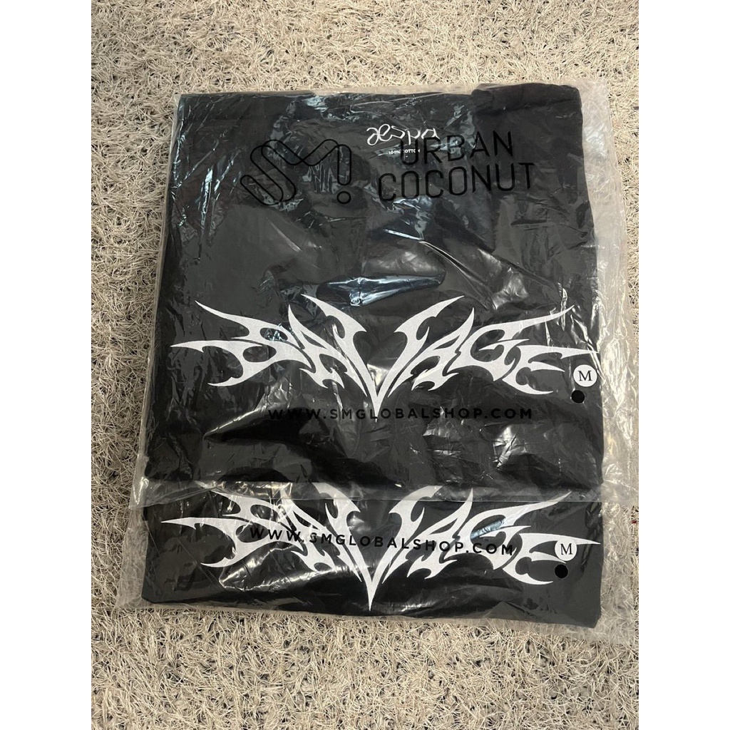 Bộ sản phẩm áo, case aespa Savage MD OFFICIAL
