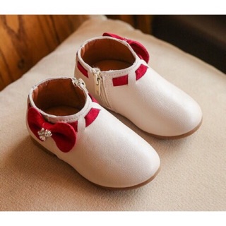 Bốt nơ cổ cao hàn quốc cho bé gái size 21-30