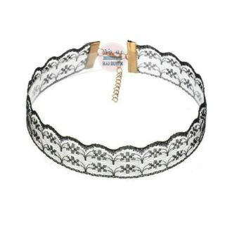 Vòng cổ choker ren đen