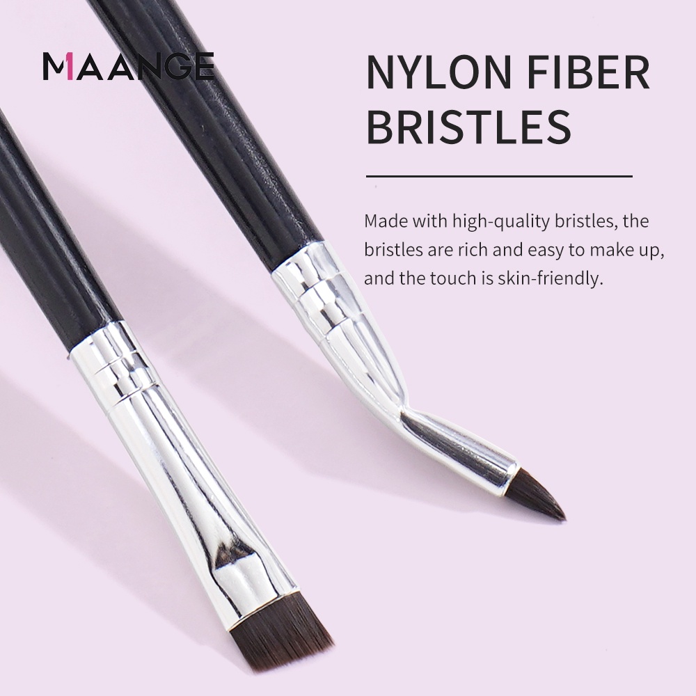 Set 2 cọ trang điểm Magefy dùng kẻ mắt kẻ mày