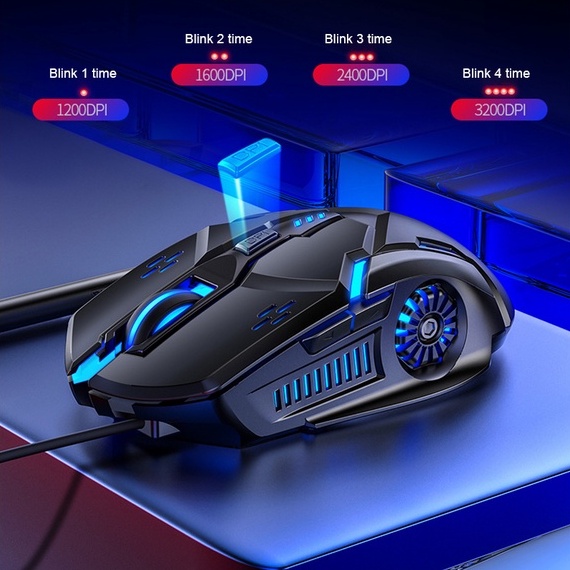 Chuột Quang Chơi Game Có Dây G5 Không Gây Tiếng Ồn Dùng Cho PC Laptop | BigBuy360 - bigbuy360.vn