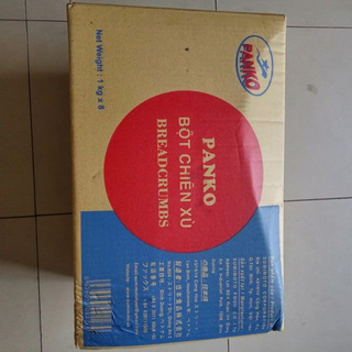 Bột chiên xù Panko Túi 1kg Loại bột vàng nhạt và bột 3 màu