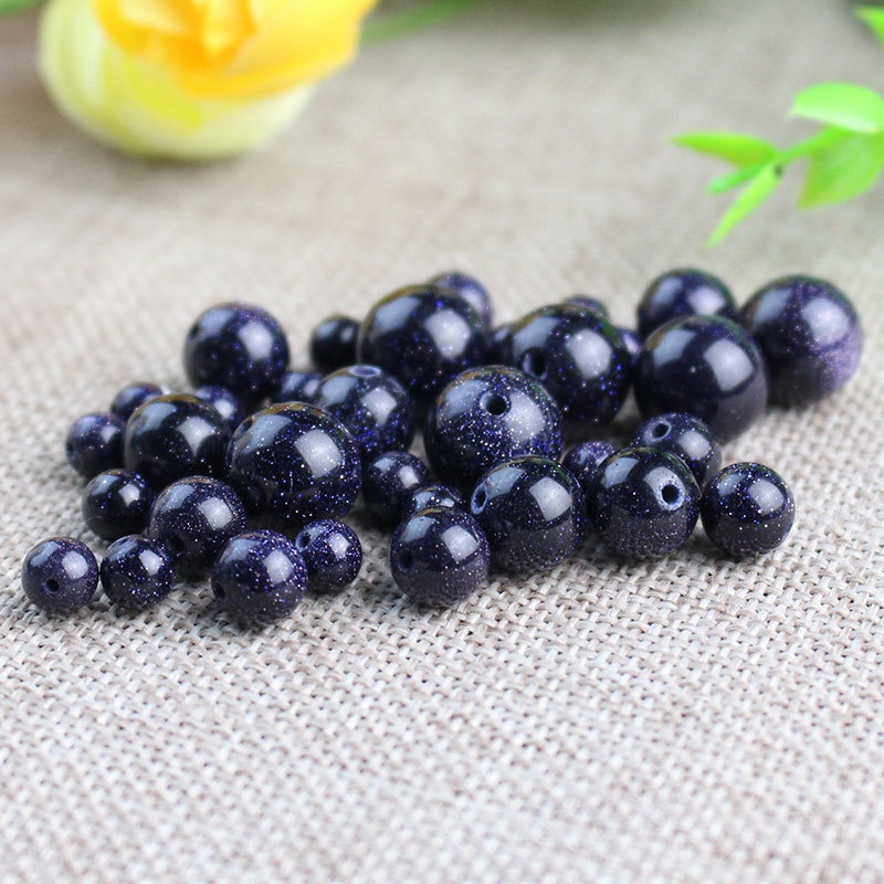 Chuỗi Hạt Đá Sa Thạch Xanh Hình Mặt Trăng/Ngôi Sao Độc Đáo Chất Lượng Cao