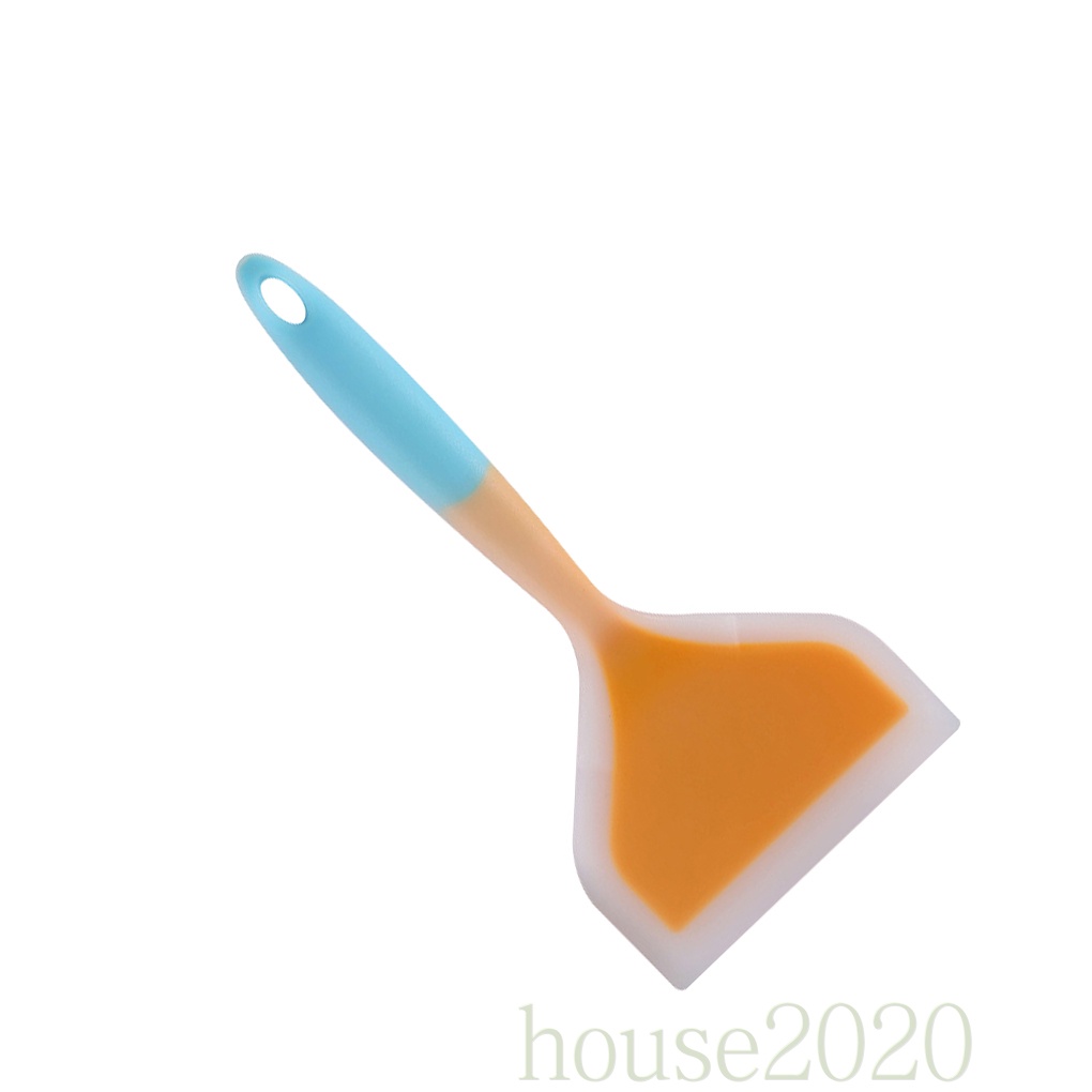 Xẻng Nấu Ăn Bằng Silicone Nylon Cách Nhiệt Có Tay Cầm Màu Vàng Và Xanh Dương 2020