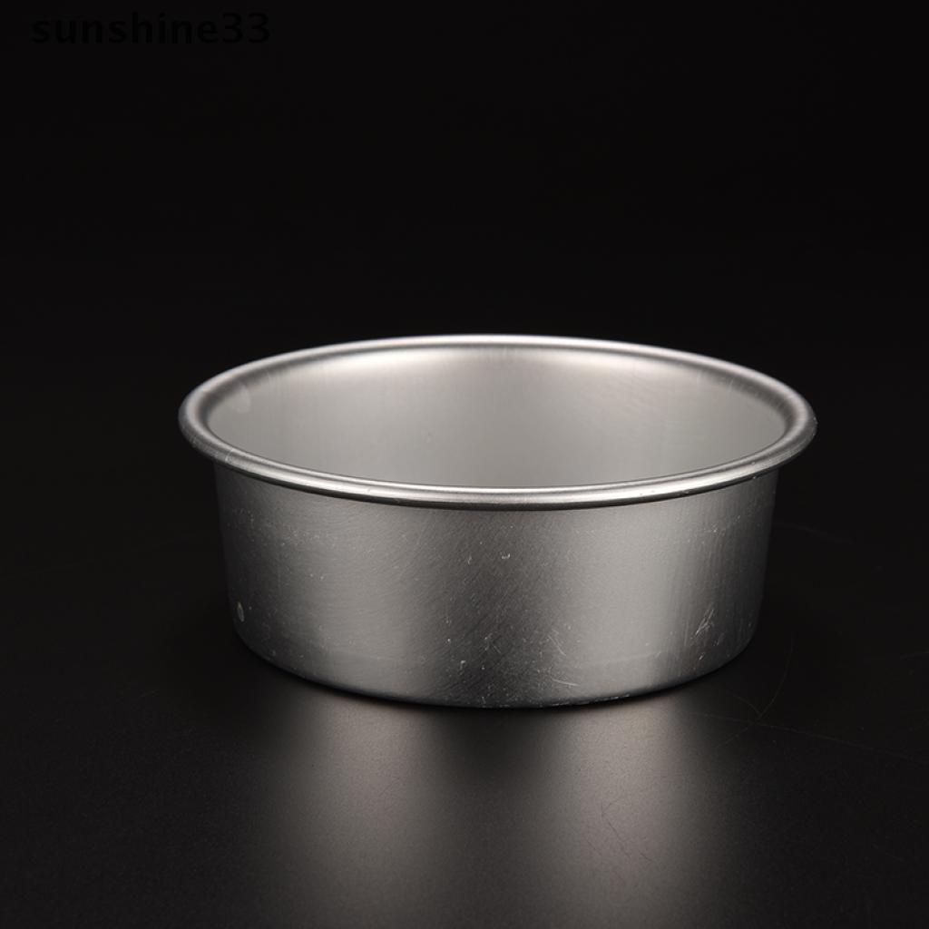 Khuôn Làm Bánh Hình Tròn Bằng Hợp Kim Nhôm 8 Size Có Thể Tháo Rời