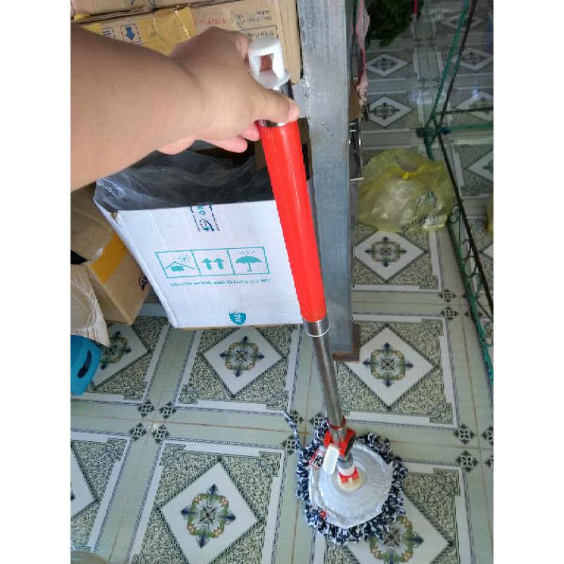cây lau nhà 360 độ inox