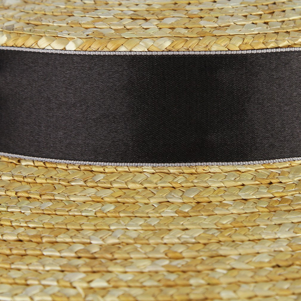 Mũ cói rộng vành phối dây ruy băng thời trang đi biển thời trang cho nữ