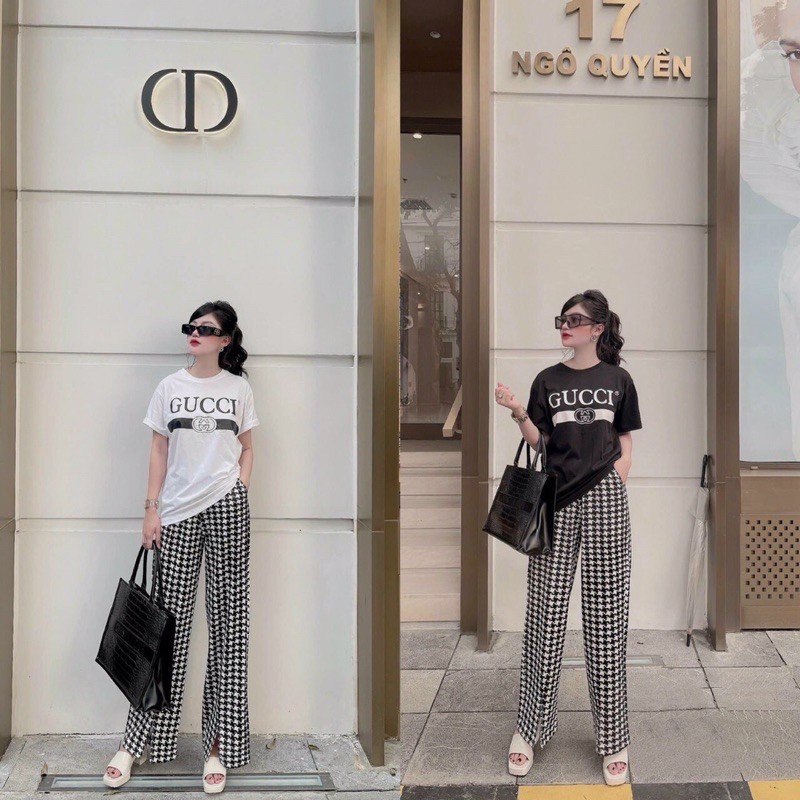 SET ÁO GUCCI QUẦN CARO