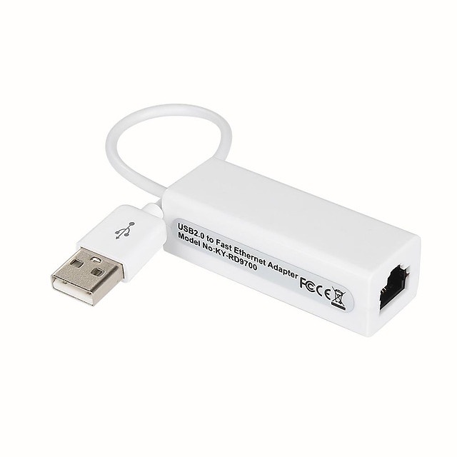 USB LAN Có Dây (màu trắng dài 15cm)