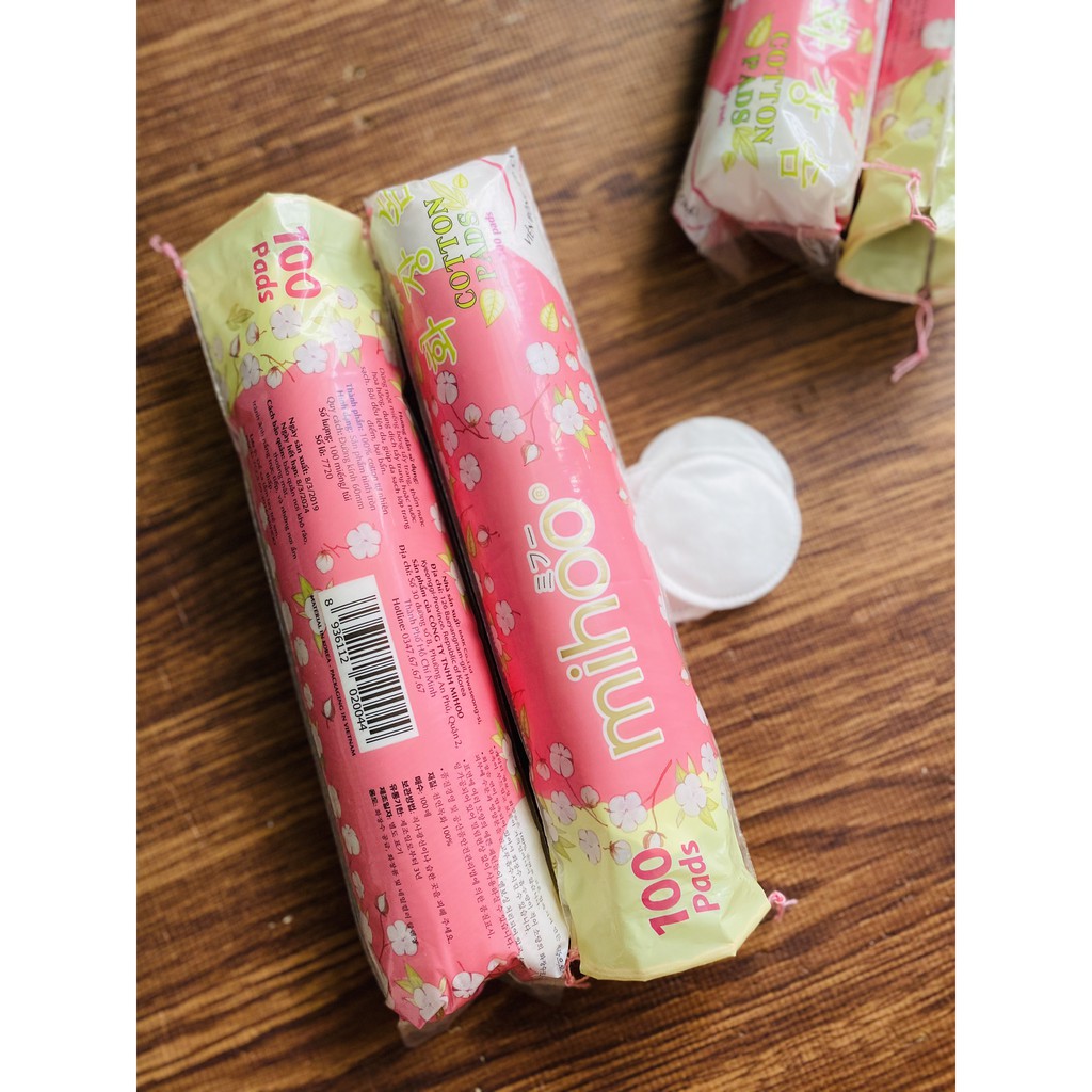 BÔNG TẨY TRANG HÀN QUỐC VIỀN ÉP - KHÔNG XƠ - MỀM MỊN