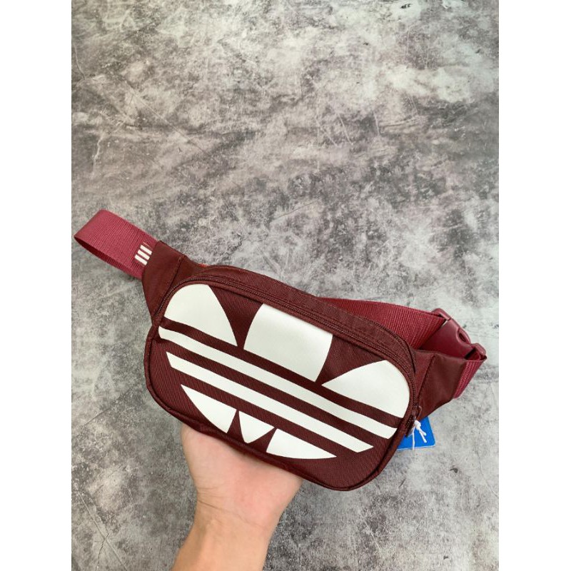 Túi bao tử adidas big logo/ESSETIAL CROSSBODY BIG TREFOIL BAG